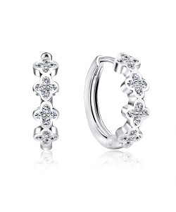 Silver Huggies Earring HO-1651